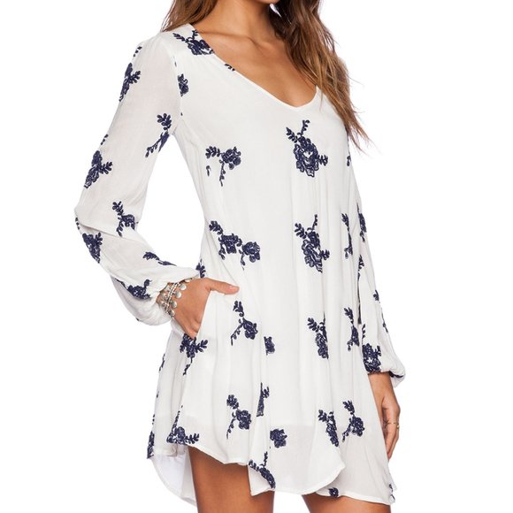 Free People Emma Embroidered Dress - Picture 3 of 7